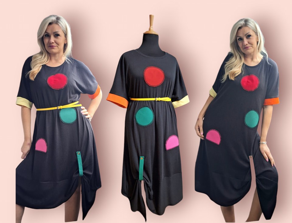 Haljina s kolutovima — model i manekin