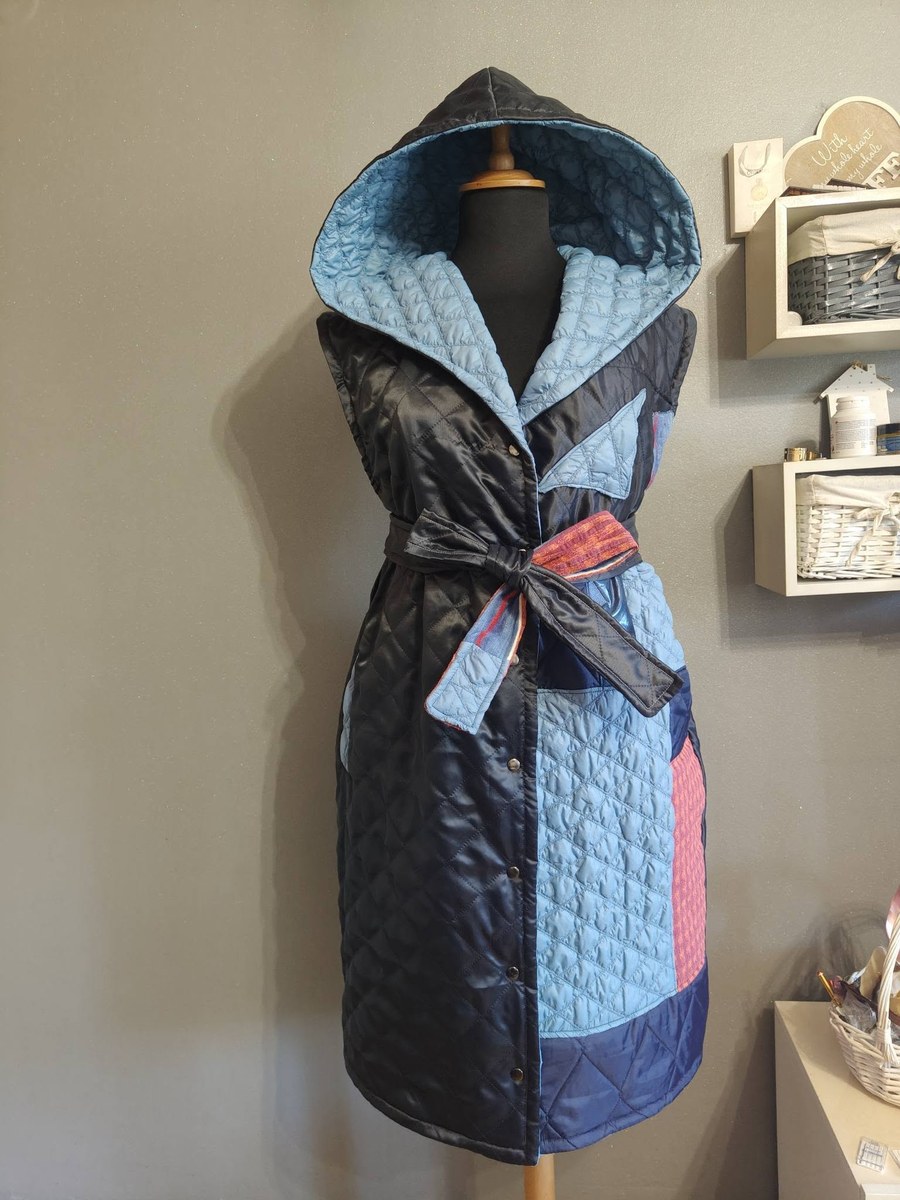 Prslak patchwork — prednja strana